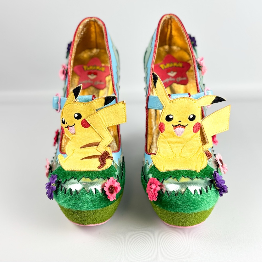 Irregular Choice “Journey On” Pokémon Terrarium Wedge Heels – Squire Evee - Picture 10 of 10
